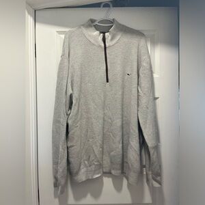 Vineyard vines men’s waffle knit 1/4 zip up sweater